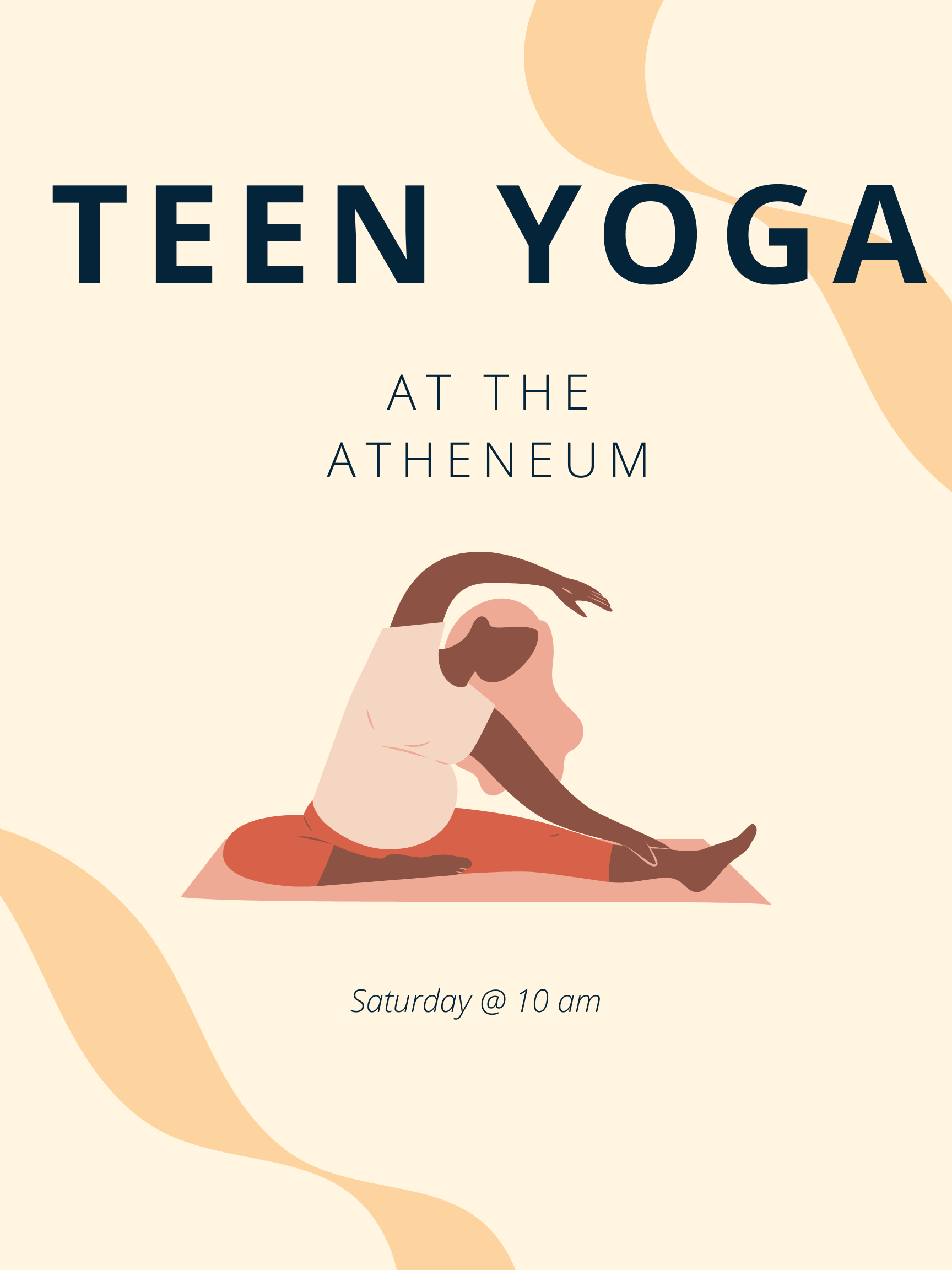 Teen yoga poster