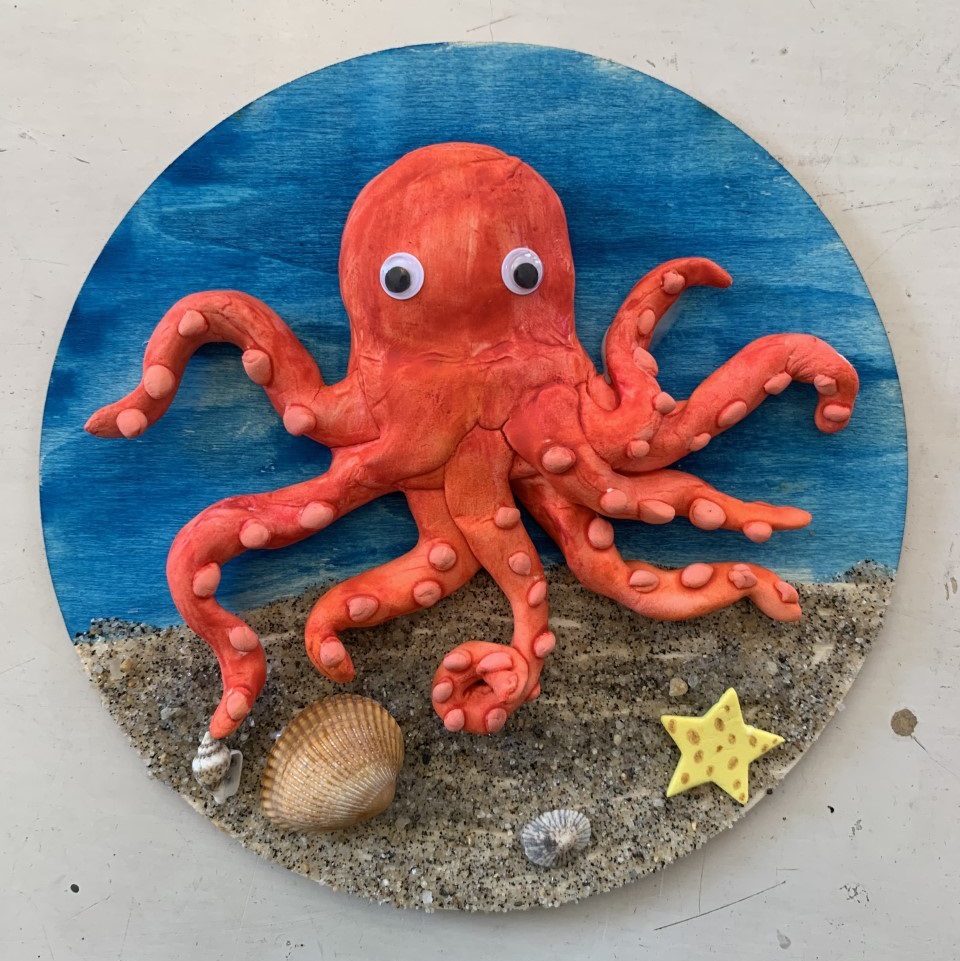 clay octopus