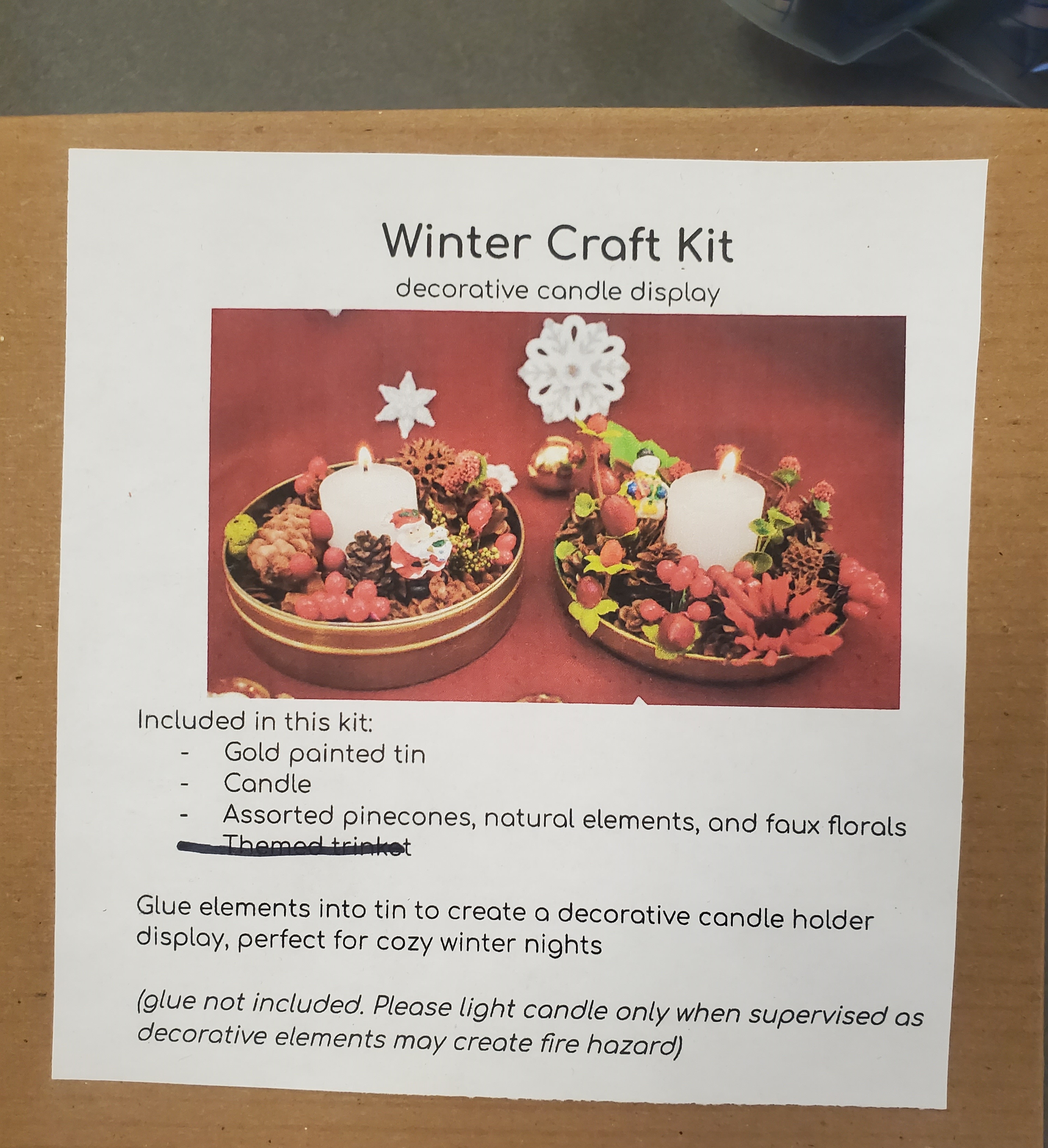 winter craft kit image