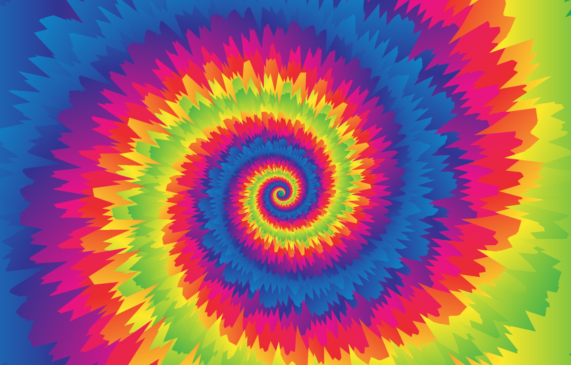 Colorful abstract tie dye swirl