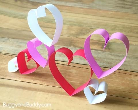 Paper Heart Sculpture