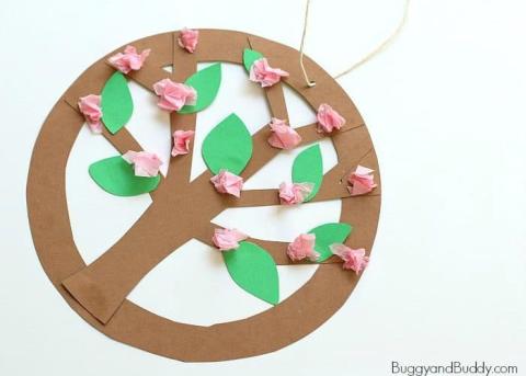 Cherry Blossom Paper Craft