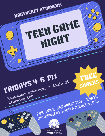 Summer Teen Game Night Flyer