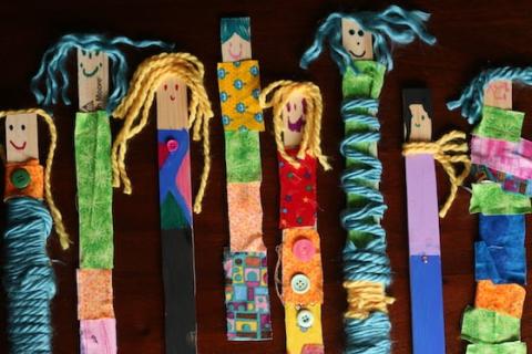 popsicle Stick Dolls