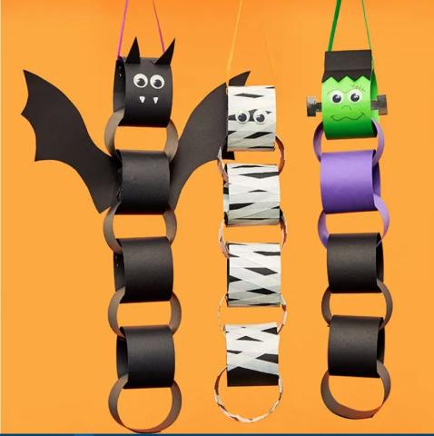 paper chain halloween