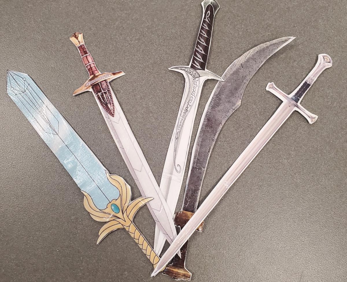 Sword Bookmarks