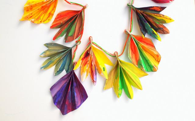 Colorful Leaf Garland