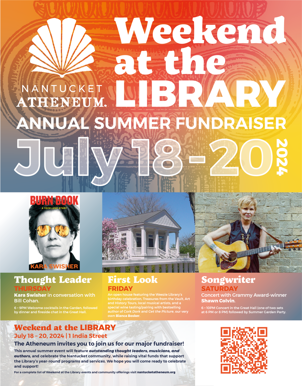 Weekend at the Library Event Poster