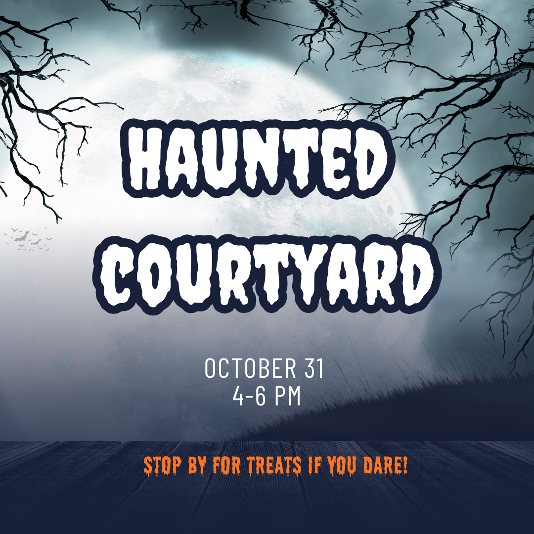 Spooky moon and trees